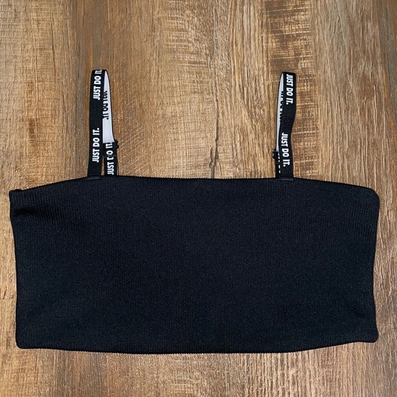 Nike JDI Cropped Rib Top Black - Picture 3 of 12